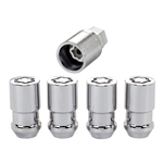 McGard 24198 Cone Seat Wheel Lug Nut Lock Set, 1/2-20 Thread, 1.66" Length, Set of 4