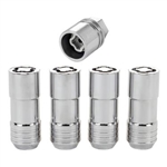 McGard 24205 Cone Seat Wheel Lug Nut Lock Set, M14 x 2.0 Thread, 2.25" Length, Set of 4