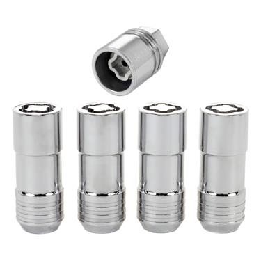 McGard 24205 Cone Seat Wheel Lug Nut Lock Set, M14 x 2.0 Thread, 2.25" Length, Set of 4