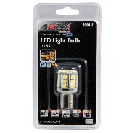 Anzo 809013 Led 1157 White Tail/Turn/Brake Light Bulb