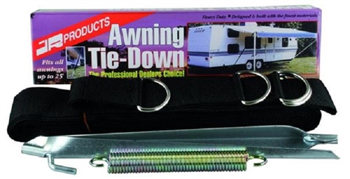 JR Products 09253 RV Awning Tie Down Strap Kit