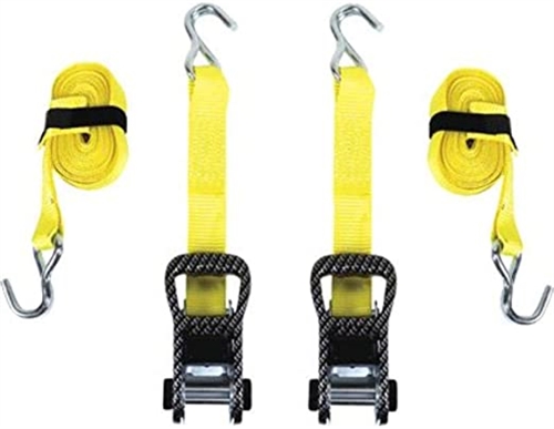 SmartStraps 259 CarbonX Ratchet Tie-Down Strap - 14 Ft - 5,000 Lbs - Set of 2