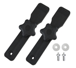 Carefree RV Awning Fabric Clamps, Set of 2, Black