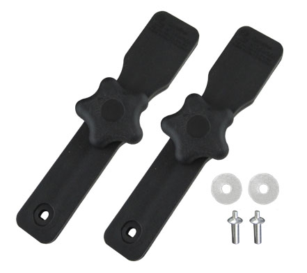 Carefree RV Awning Fabric Clamps, Set of 2, Black