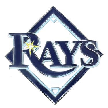 Fanmats  Tampa Bay Rays Molded Chrome Emblem