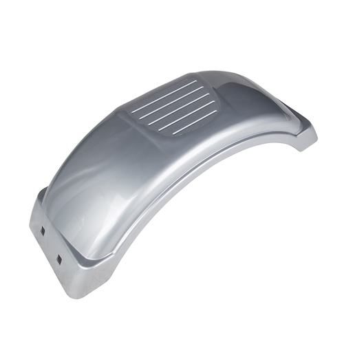 Fulton 008561 Single Axle Trailer Fender For 8-12" Wheels, Silver