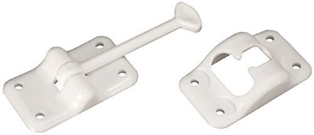 RV Designer E231 Entry Door Holder - White - 3-1/2"