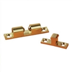 RV Designer H221 Brass Bead 2" Door Catch - 2 Pack