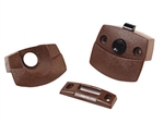 RV Designer Privacy Latch For Interior RV Doors - Brown