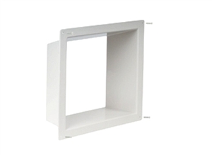 Universal White Interior Garnish With Screws