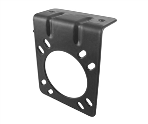 Waytek 37605 Black Epoxy Coated Connector Bracket For 7 Pin Sockets