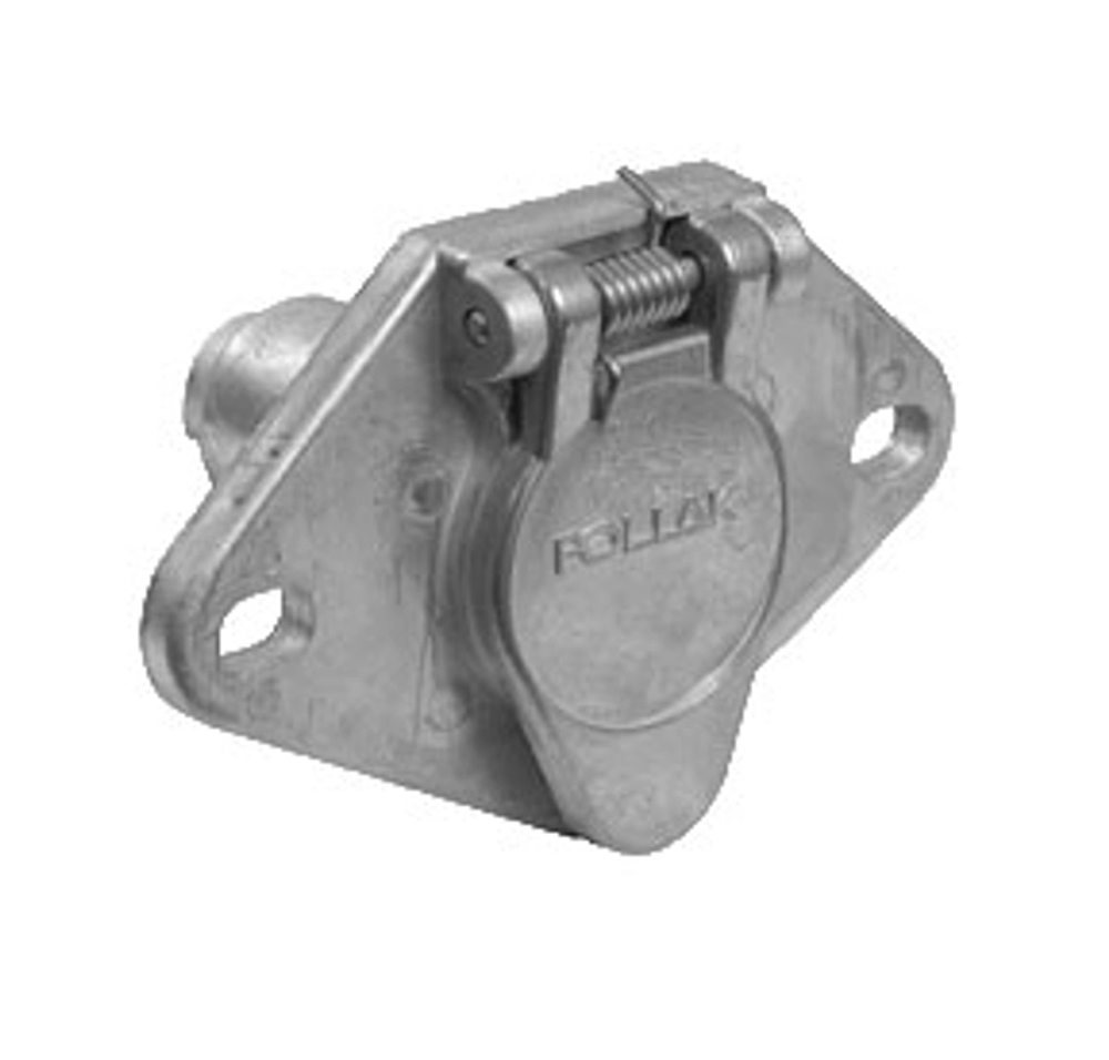 Pollak 4 Way Round Metal Socket