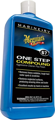 Meguiar's M6732 One Step Compound Cleaner Plus Polish, 32 Oz