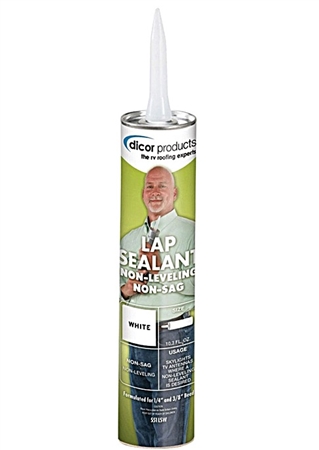 Dicor 551LSW Non-Sag Lap Sealant - White - 10.3 Oz