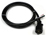 RV Pigtails 41006 7-Way Male Blade Heavy Duty Trailer Cable, 72"