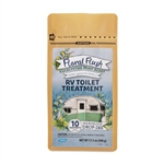 Camco Floral Flush RV Holding Tank Treatment Drop-Ins - Eucalyptus Mint - 10 Ct