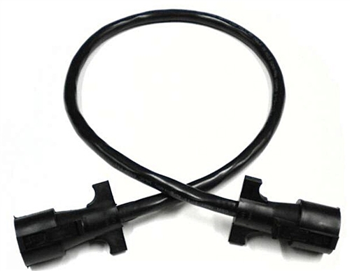 RV Pigtails 42008 7-Way Blade Heavy-Duty Double End Trailer Cable - 8 Ft