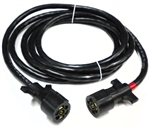 RV Pigtails 42012 7-Way Heavy-Duty Double End Trailer Cable - 12 Ft