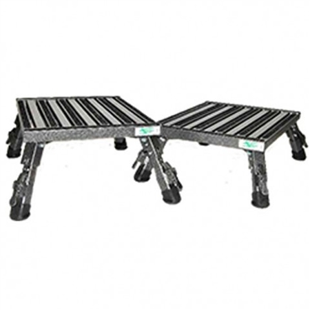 Safety Step A-09C-G 15" X 19" Adjustable Folding Step