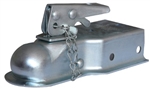 Husky Towing 87072 Straight Trailer Coupler - 3" Mount - 1-7/8" Ball - 2000 Lbs