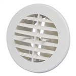 Valterra A10-3350VP Air Vent With Damper - White - 4"