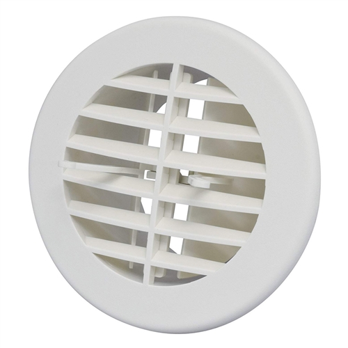 Valterra A10-3350VP Air Vent With Damper - White - 4"