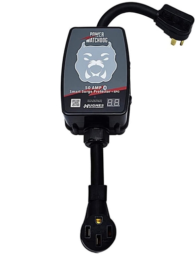 Hughes Autoformer PWD50-EPO Power Watchdog Bluetooth Portable Surge Protector - 50 Amp