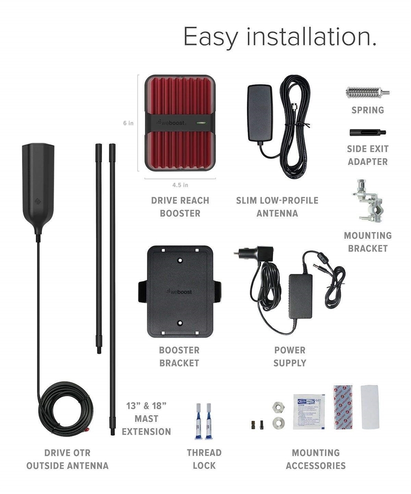 WeBoost 477154 Drive Reach OTR Cell Signal Booster