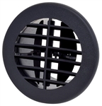 Valterra A10-3353VP Air Vent With Damper - Black - 4"