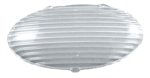 The LaSalle Bristol GSAM4046 Oval RV Porch Light Replacement Lens - Clear