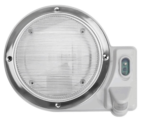 Star Light 016-SL2000 Smart Light Round Motion Porch Light - White