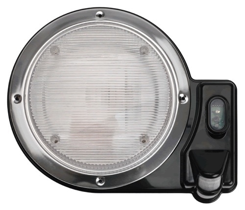 Star Light 016-SL2000B Smart Light Round Motion Porch Light - Black