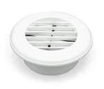 Thetford 94267 Thermovent Ducted Heat Vent With Damper- 4", Polar White