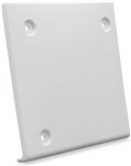 Thetford Slide-Out 3-Hole Corner Guard, 5 x 5, Polar White