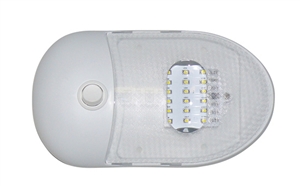 Valterra DG65429VP Slim Line Single Dome LED Light Daylight 5500K