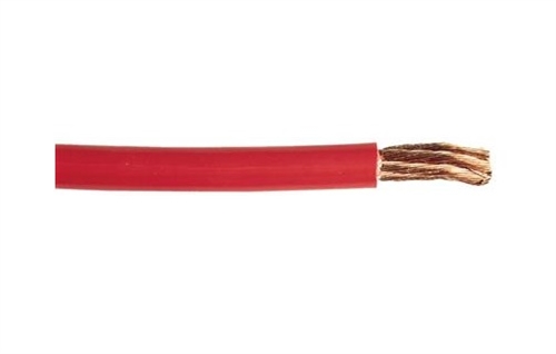 East Penn 04612 Single Conductor 2 Gauge Primary Wire, 25 Ft, Red