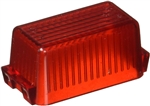 Peterson Replacement Signal Marker Light Lens For V107W Series, 3-1/4" x 1", Red