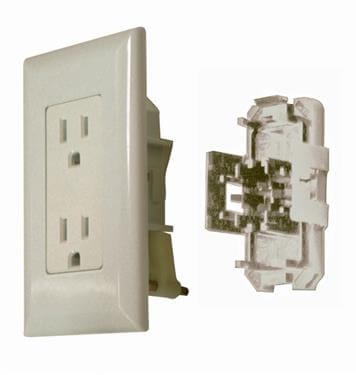 Valterra DG15IVVP Indoor/Outdoor Receptacle - Ivory