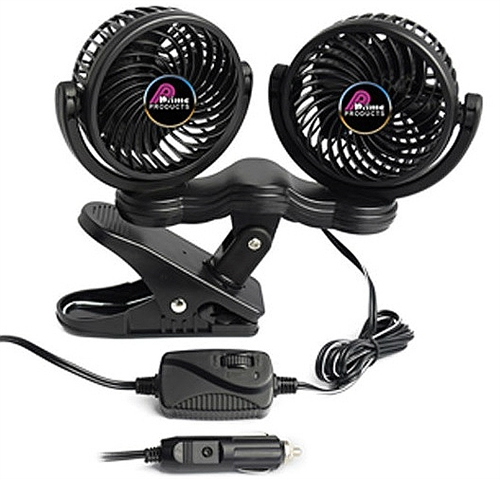 Prime Products 06-0507 Dual Head Clip On Fan