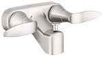 Dura Faucet  RV Lavatory Faucet With Tub And Shower Diverter - Satin Nickel