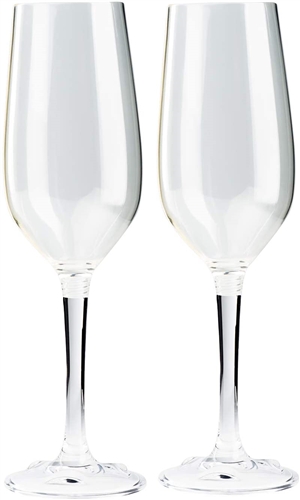 GSI Outdoors 79332 Nesting Champagne Glasses - Set of 2