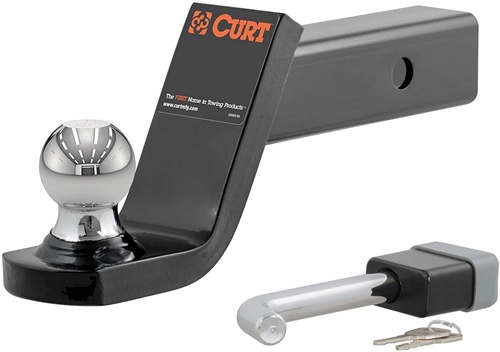 Curt 4" Drop Hitch Ball Mount With 2" Welded Ball