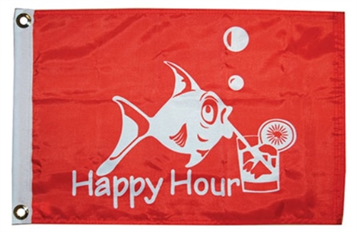 Taylor Made 5418 Happy Hour Novelty Flag - 12" x 18"