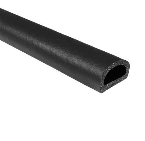 Trim-Lok X135HT-25 D-Shaped Weather Stripping Rubber Seal 135 Series - 25 Ft