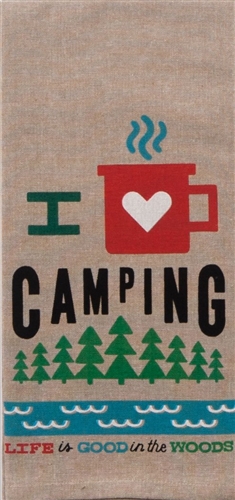 Kay Dee Designs R3017 Love Camping Tea Towel