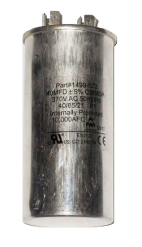 Coleman Mach 1499-5721 Air Conditioner Run Capacitor - 40 MFD