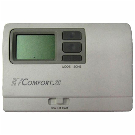 Coleman Mach 8330D3351 Zone Control 8-Series 4 Stage Digital RV Thermostat - White