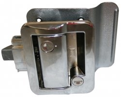 Fastec 43610-00-SP Travel Trailer Lock With Deadbolt - Chrome