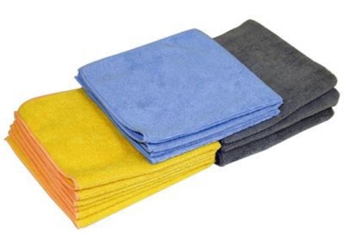 Carrand 40062 Microfiber Towels - 14" x 14" - 8 Pack