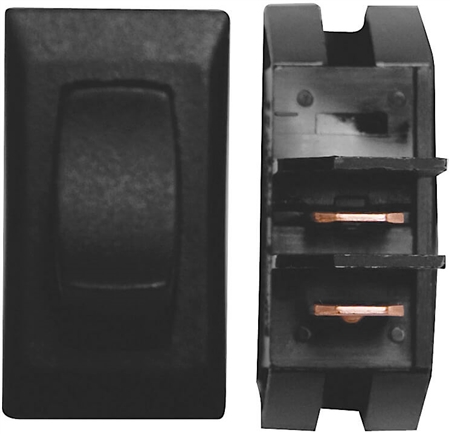 Valterra DG118NPB On/Off Rocker Switch - Black - 3 Pack